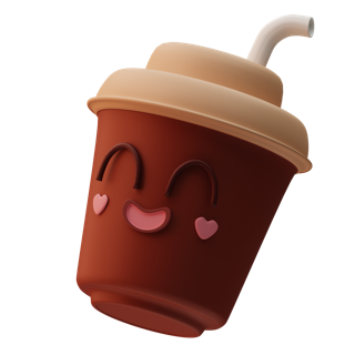 Coffee illustration representing cafe and beverage menus