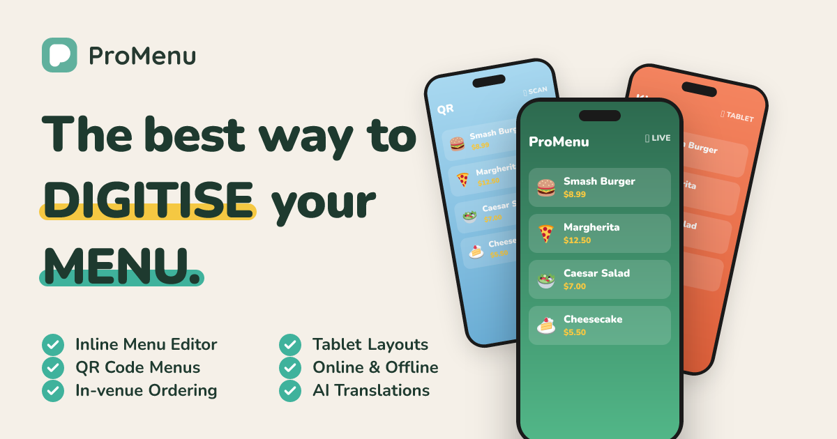 Supported Menu Languages for ProMenu Digital Menus | ProMenu